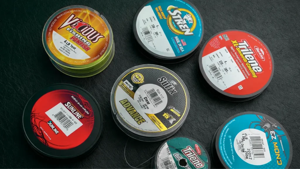 Best monofilament fishing line from top brands displayed for comparison