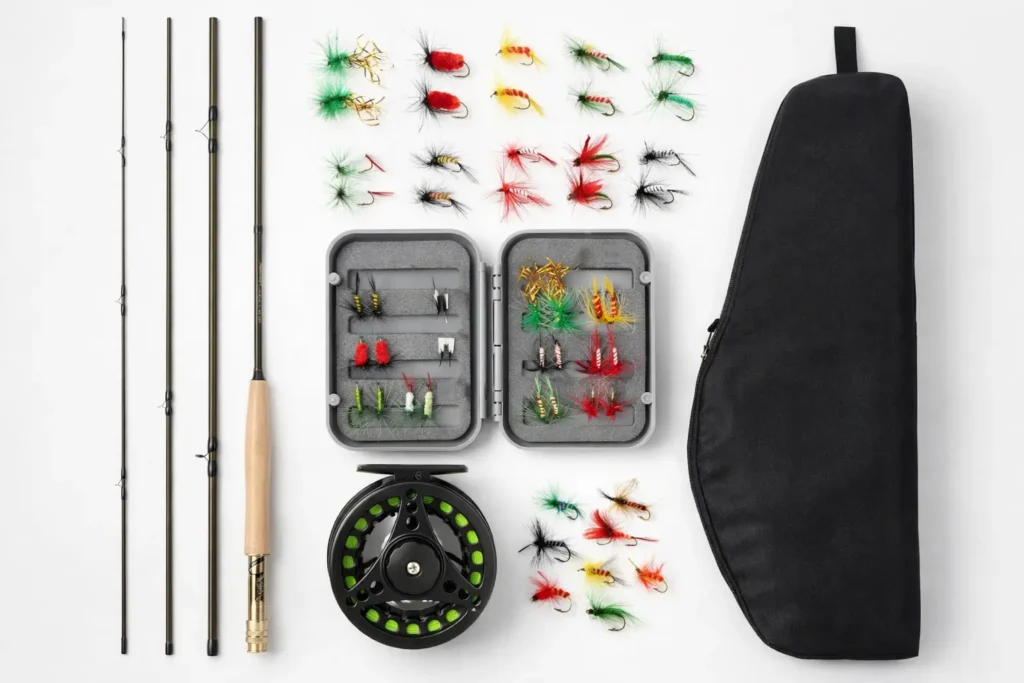 PLUSINNO Fly Fishing Rod and Reel Combo 