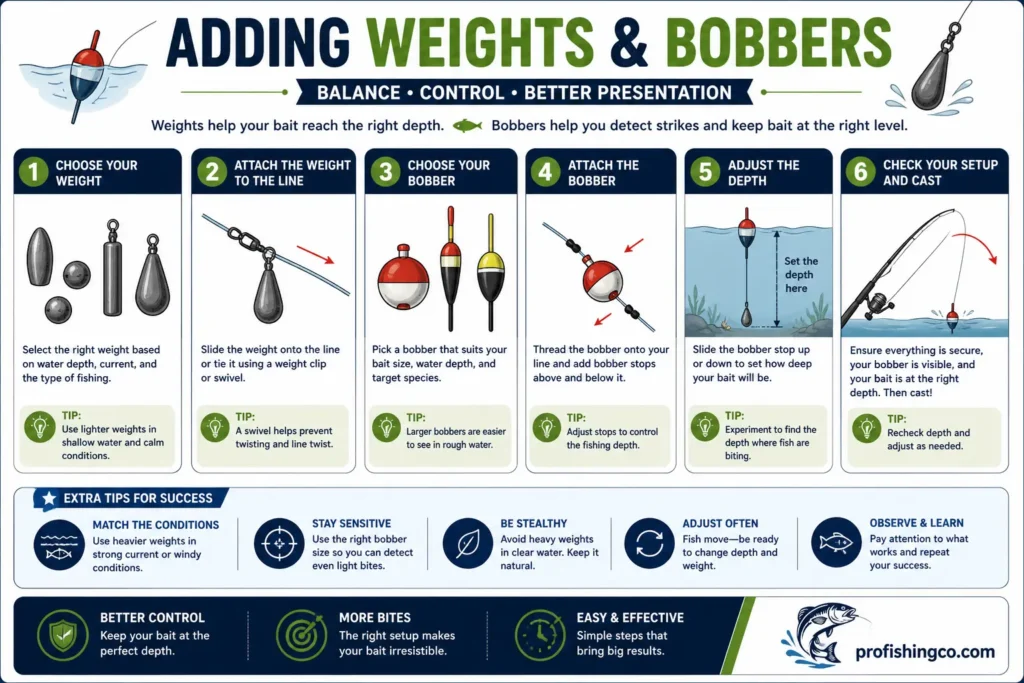 Adding weight and Bobbers diagrammatic representaion